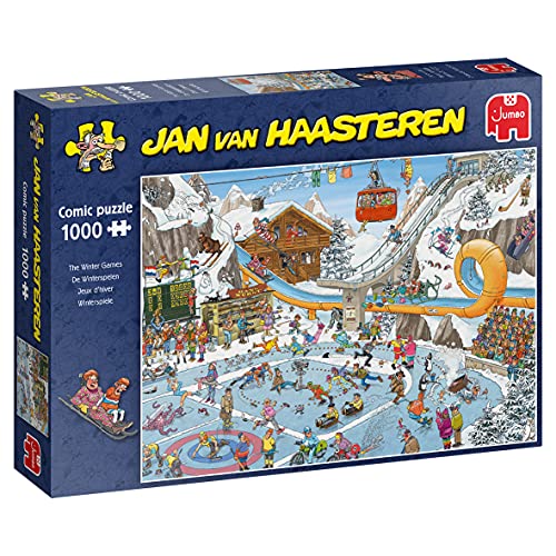 Jumbo- The Winter Games 1000 Pcs Gioco Da Tavolo, Colore Multi Kleuren, Jum19065