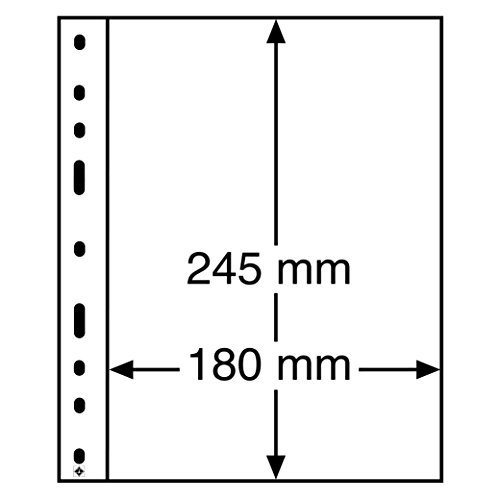 Leuchtturm 319037 Manicotti Per Monete Optima 1C - Conservazione Di Set Di Monete E Di Cartoline, Lettere E Azioni Di Grandi Dimensioni - Confezione D