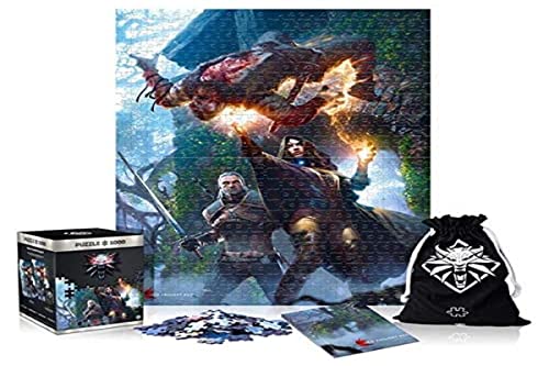 The Witcher 3: Wild Hunt Yennefer | Puzzle 1000 Pezzi | Puzzle Adulti E Adolescenti | Include Poster E Borsa | 68X48 | Videogioco | Perfetto Per Natal