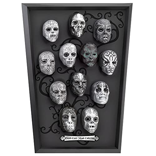 Noble Collection Maya Bay Short Sleeve Classic Fit Shirt Death Eater Mini Mask, Multicolore, Taglia Unica
