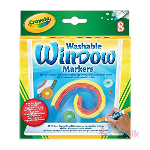 Crayola 58-8165 - Pennarelli Lavabili, 8 Pezzi