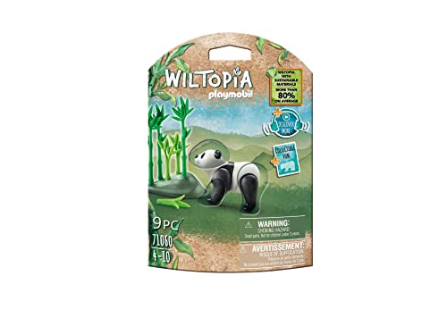 Playmobil 71060 Wiltopia Panda, Animal Toy,For Children 4-10, Sustainable Toy Animals, Panda Toy, Collectible Toy For Kids, Made Form 80% Recycled Mat