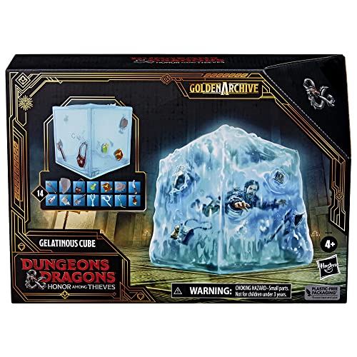 Dungeons & Dragons Hasbro F6370 L'Onore Dei Ladri,Golden Archive,Action Figure Di Un Cubo Gelatinoso Collezionabile Per Adulti,Compatibile Con Le Acti