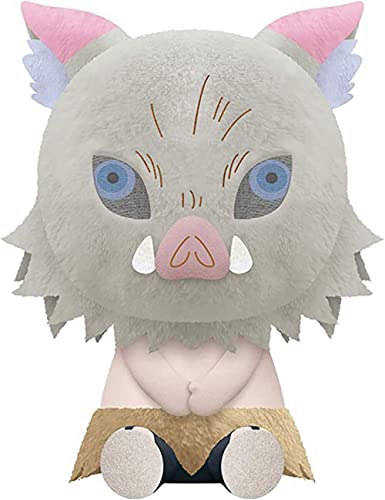 Banpresto Does Not Apply Demon Slayer Inosuke Hashibira Big Plush, Colore Nero, One Size, Bp16711