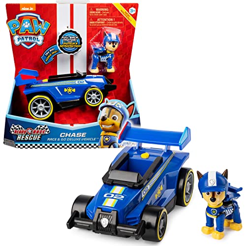 Paw Patrol Veicoli Ready Race Rescue, Veicolo Di Chase Con Suoni Da Gara, Dai 3 Anni