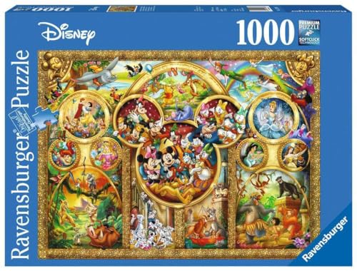 Ravensburger Disney Best Themes 1000 Piece Jigsaw Puzzle For Adults & For Kids Age 12 And Up