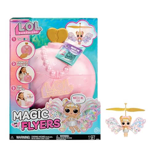 Lol Surprise Magic Flyers - Sky Starling - Bambola Volante Guidata A Mano - Bambola Da Collezione Con Unboxing A Forma Di Bottiglia - Età: 6+ Anni
