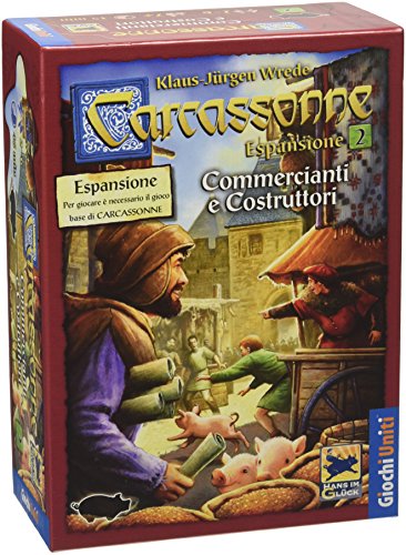 Giochi Uniti - Carcassonne Commercianti E Costruttori, Espansione 2 Per Carcassonne, Gioco Da Tavolo, Edizione Italiana, Gu337