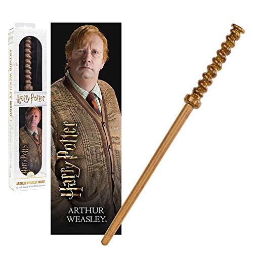 Noble Collection Arthur Weasley 30 Cm Pvc Wand Con Prismatic Bookma, Multicolore