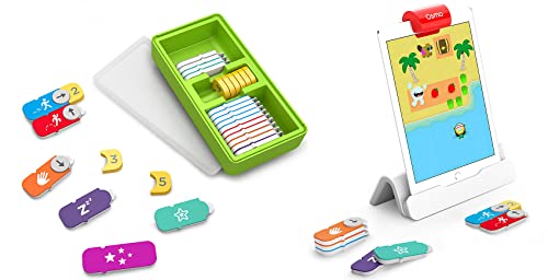 Osmo-Pacchetto Famiglia Di Codifica Per Ipad E Tablet Fire Coding Pack (2020), Età 5-10+, Colore Confettura Awbie, Duo, Stem Toy Base Required, 902-00