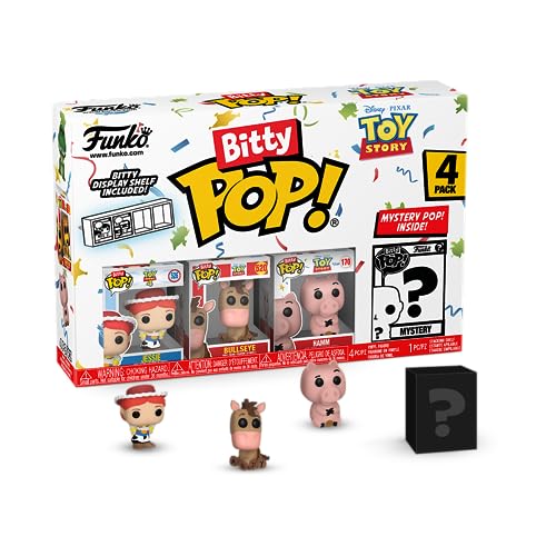 Funko Bitty Pop! Toy Story - Jessie 4Pk - Jessie, Bullseye, Hamm E Una Mini Figura Misteriosa A Sorpresa - 0.9 Inch (2.2 Cm) - Il Mondo Dei Giocattoli