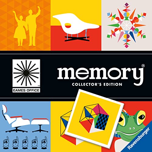 Ravensburger - Memory® Eames Collector'S Edition, 64 Tessere, Gioco Da Tavolo, 3+ Anni