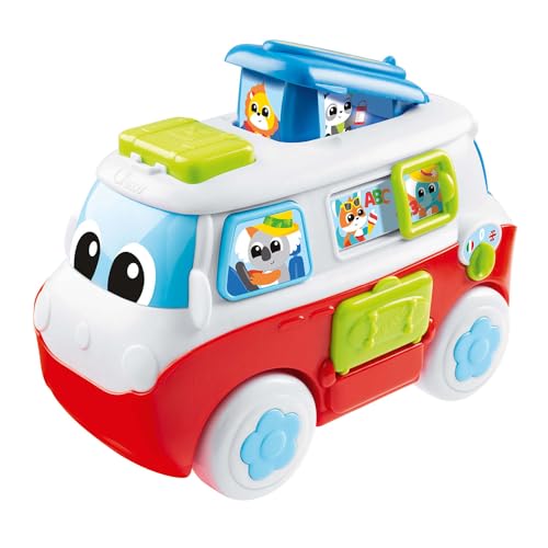 Chicco Van Life, Gioco Educativo Bilingue Parlante, Camper Giocattolo, Veicolo Ricco Di Attività, 6 Pulsanti Interattivi, Melodie, Canzoni E Storie In