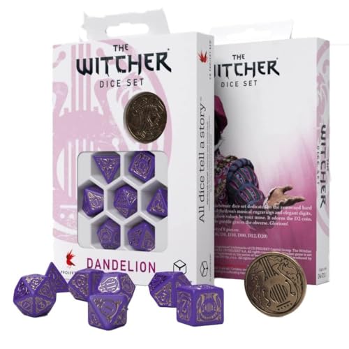 Q-Workshop Wda3Q - The Witcher Dice Set: Dandelion - Viscount De Lettenhove (7)