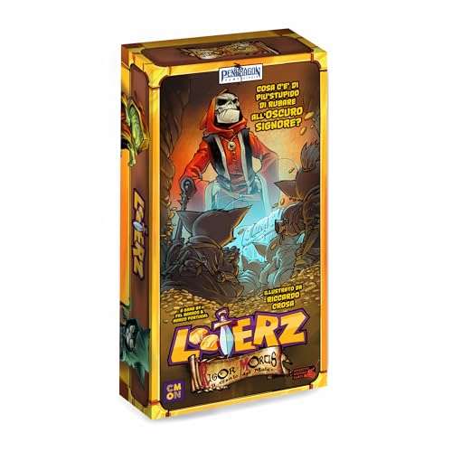 Pendragon - Looterz Rigor Mortis - Edizione Italiana - Gioco Di Carte E Party Game, Età 14+, 2-6 Giocatori