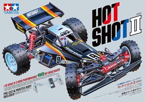 Tamiya 58737 1:10 Rc Hotshot Ii (2024) 4Wd - Auto Telecomandata, Veicolo, Modellismo, Assemblaggio, Hobby, Rc, Non Verniciata