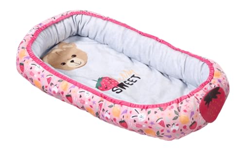 Baby Born Baby Nest 835821 - Nido Reversibile Con Morbidi Bordi Imbottiti Per Bambole Fino A 43 Cm - Modello Con Bacche E Orsetti - Ottimo Per Il Diva