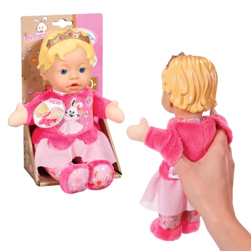 Baby Born Princess Per Bebè 834688 - Morbida Bambola Marionetta Da 26 Cm Con Testa In Morbido Vinile - Si Può Lavare A Mano - Adatta Ai Neonati