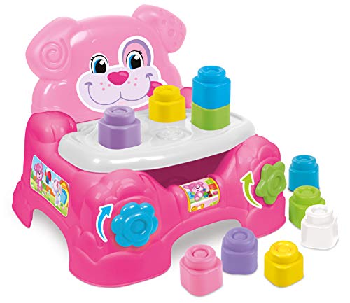 Clementoni 17141 - Poltroncina Porta Mattoncini Cagnolina, Toy
