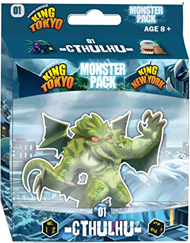 Iello , King Of Tokyo: Cthulhu Monster Pack , Board Game , Ages 8+ , 2 To 6 Players , 30 Mins Minutes Playing Time