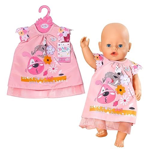 Zapf Creation- Baby Born Vestito Cagnolino-Per Bambole Da 43 Cm-Include Abito E Appendiabiti-Facile Per Le Mani Piccole-Promuove Empatia E Abilità Soc