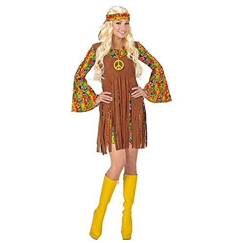 "Hippie Girl" (Dress With Vest, Headband, Peace Sign Necklace) - (Xxl)