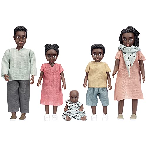Lundby - Set Di Bambole Etniche Per Bambini, Per Bambini Dai 3 Ai 1:18 Ai 3 Bambini - Mobili Per Bambole E Accessori Per Bambole - Set Per Bambole In