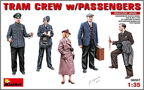 Unbekannt Miniart 38007 – Statuette Di Tram Crew Con Passengers