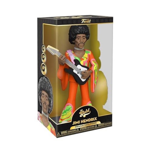 Funko Vinyl Gold 12": Jimi Hendrix - Figura D'Azione In Vinile Da Collezione - Idea Regalo Per Il Compleanno - Merchandising Ufficiale - Giocattolo Id