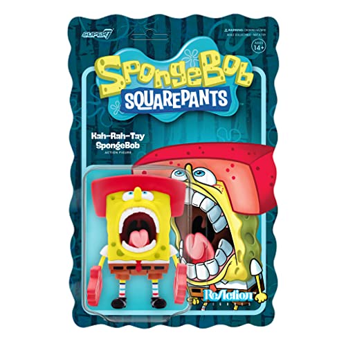 Super7 Spongebob W2 Kah-Rah-Tay Squarepants - Figura Di Reaction, Multicolore – Figura Da Collezione