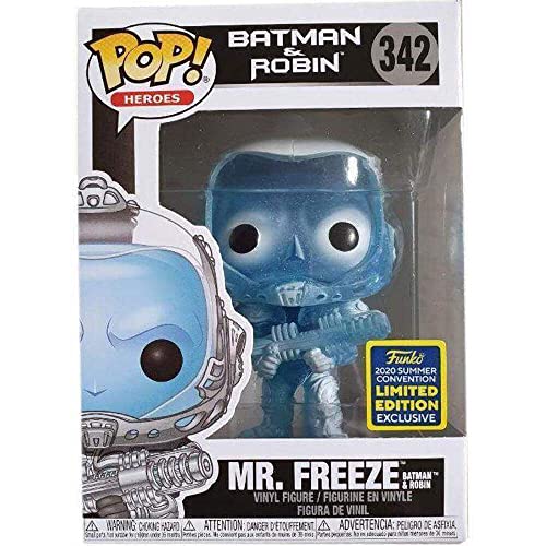 Funko Pop! Heroes: Batman & Robin – Mr. Freeze Glitter Version #342 Sdcc 2020 Shared Summer Convention Exclusive Pop Vinyl Figure Rare