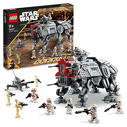 Lego Star Wars Walker At-Te, Set Da La Vendetta Dei Sith, Modellino Da Costruire Con Gambe Snodabili, 3 Minifigure Dei Cloni Soldato, Figure Di Droidi