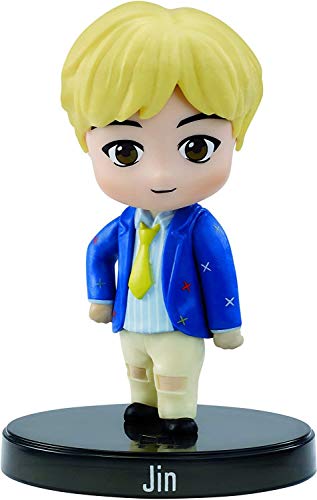 Mattel - Bts Mini Jin Bambola Da 8 Cm In Vinile, Giocattolo Per Bambini 6+ Anni, Gkh76