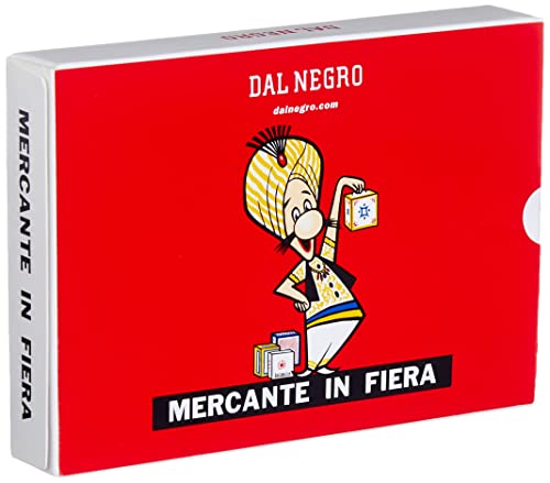 Dal Negro 90004 - Mercante In Fiera Astuccio Rosso, Carte Da Gioco