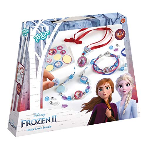 Kit Di Gioielli Frozen Ii: Crea I Tuoi Braccialetti Da Principessa Con Bellissime Perline, Charms E Adesivi Di Anna Ed Elsa
