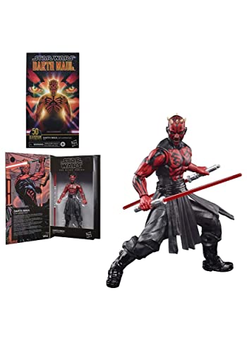 Star Wars The Black Series Darth Maul (Sith Apprendista) 15 Cm Lucasfilm 50° Anniversario Darth Maul Figure, Età 4 E In Su
