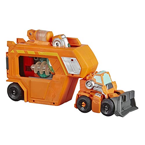 Transformers - Command Center Wedge (Playskool Heroes Rescue Bots Academy, Giocattolo Trasformabile, Con Rimorchio E Accessorio Per Illuminazione)