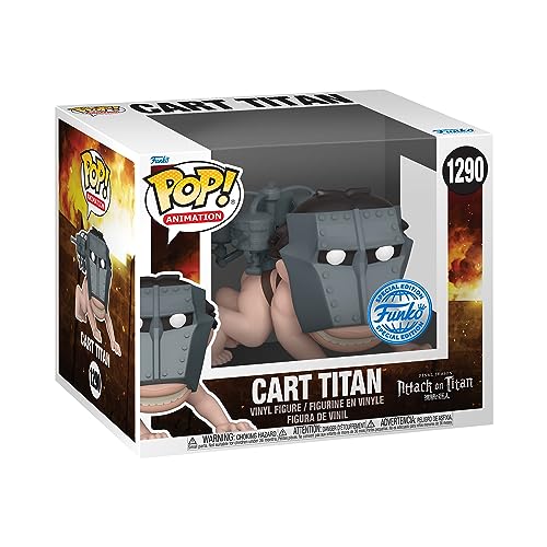 Funko Pop! Super: Aot - Cart Titan - Attack On Titan - Figura In Vinile Da Collezione - Idea Regalo - Merchandising Ufficiale - Giocattoli Per Bambini