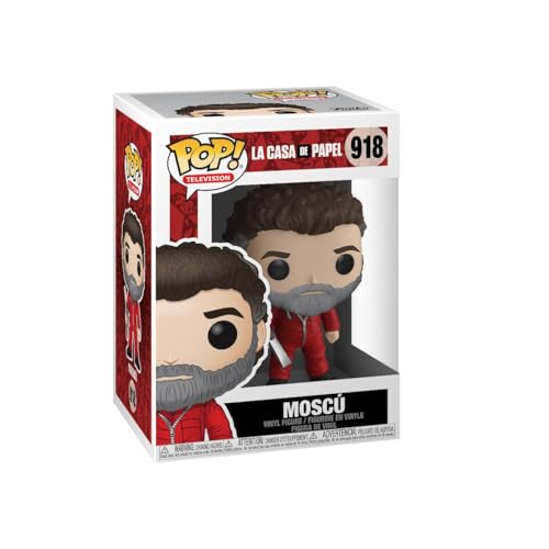 Funko Pop! Tv: La Casa De Papel - Moscow - Money Heist - La Casa Di Carta - Figura In Vinile Da Collezione - Idea Regalo - Merchandising Ufficiale - G
