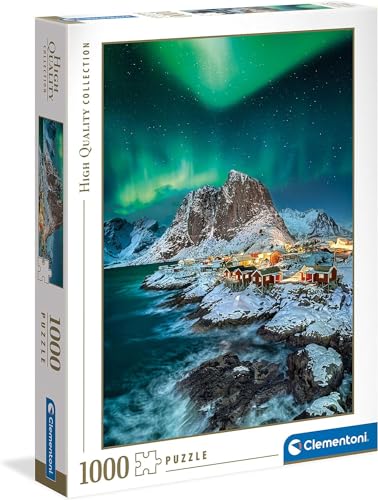 Clementoni Collection-Lofoten Islands-Puzzle Adulti 1000 Pezzi, Made In Italy, Multicolore, 39601