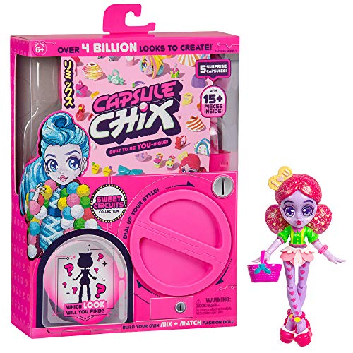 Capsule Chix Build Your Own Surprise Fashion Doll Sweet Circuits, Multicolore