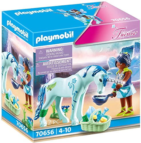 Playmobil Fairies 70656, Unicorno Con Fata Guaritrice, Dai 4 Anni