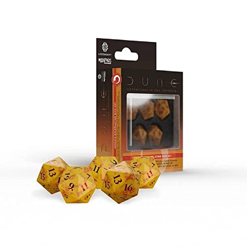 Modiphius Entertainment Muh052171 Dune Dice Set Arrakis