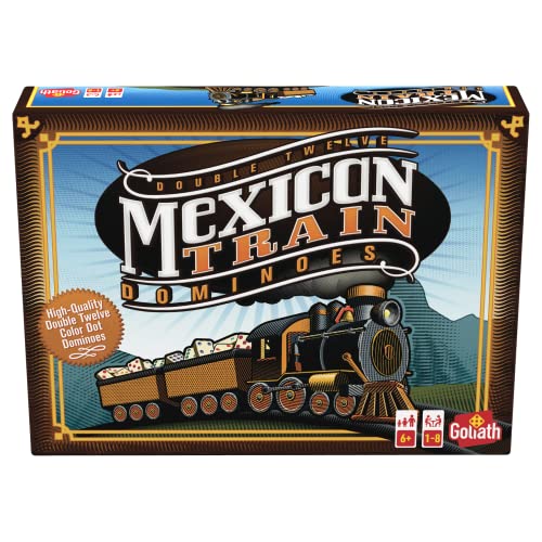 Goliath Mexican Train Dominos - Gioco Da Tavolo - Gioco Del Domino - Da 6 Anni - Da 1 A 8 Giocatori