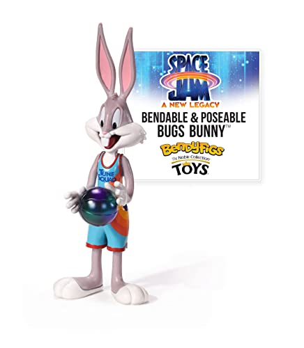 The Noble Collection Figura Maleable Bugs Bunny 19Cm, Multicolor, Taglia Unica