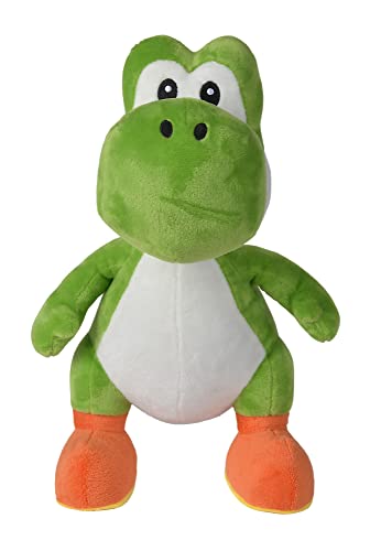 Simba- Super Mario Peluche Yoshi, 109231012, 0 Mesi, Morbido Personaggio Del Famoso Gioco Nintendo, Adatto Dai Primi Mesi Di Vita
