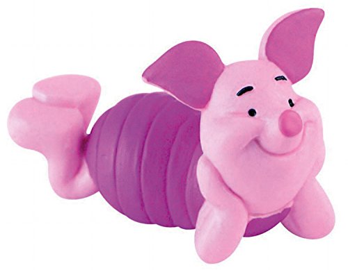 Bullyland 12344 - Figura Di Gioco, Walt Disney Winnie The Pooh, Maialino, Alto Circa 5,5 Cm, Figura Dipinta A Mano, Senza Pvc, Per Far Giocare I Bambi