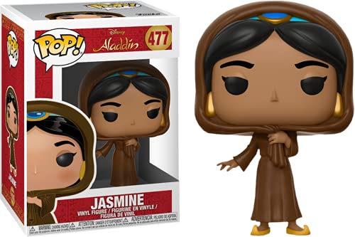 Funko Pop! Vinyl: Disney: Aladdin: Jasmine In Disguise - 1/6 Odds For Rare Chase Variant - Aladin - Figura In Vinile Da Collezione - Idea Regalo - Mer
