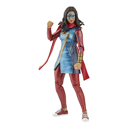 Marvel Hasbro Legends Series, Ms Disney Plus, Action Figure Collezionabile Da 15 Cm, Ispirata Alla Serie Del Mcu, Include 2 Accessori E 1 Parte Build-