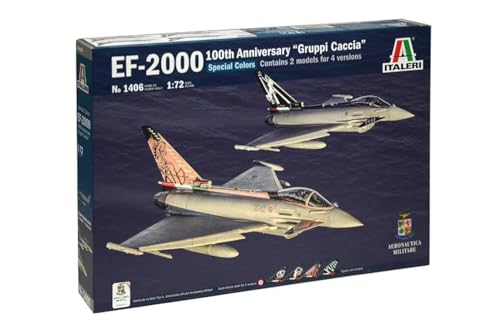 Italeri-Ef-2000 100Th Anniversary ''Gruppi Caccia'' -Model Kit-Scala 1:72, 1406